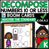 Number Bonds Decompose Numbers to 10 Kindergarten Math Cen