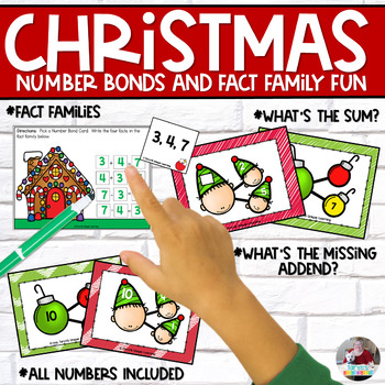 Preview of Number Bonds | Fact Families | Christmas