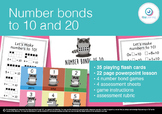 Friends of 10 &20 Number Bonds Game, Powerpoint, Activity 