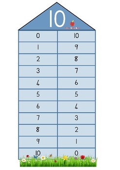 Preview of Number Bonds Houses