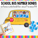 Ten Frames and Number Bonds Work: School Bus Theme