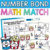 Number Bonds Memory Match Math Game 1st Grade Math Centers