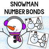 Kindergarten Snowman Number Bonds