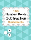 Number Bonds: Subtraction Worksheets