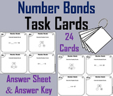 Number Bonds Task Cards Activity 2nd 3rd Grade