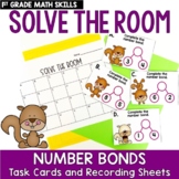 Number Bonds Task Cards Part Part Whole First Grade Solve 