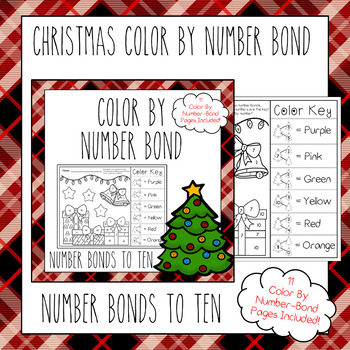 Number Bonds To 10 - (Christmas Theme Bundle) by Little Olive | TpT