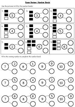 number bonds worksheet bundle by 123 english teachers pay teachers