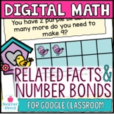 Number Bonds and Related Facts Digital Math Google Classroom