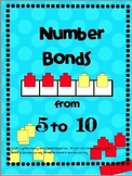 Number Bonds from 5 to 10 Smartboard Lesson and Matching P