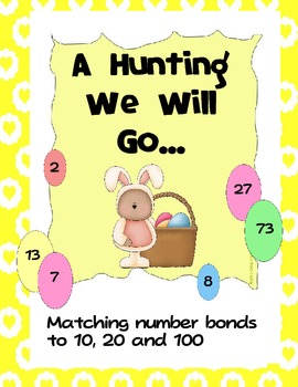 Preview of Number Bonds to 10, 20 and 100 Bundle - A Hunting We Will Go