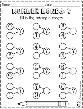 Number Bonds to 10 by Brandy Shoemaker | TPT