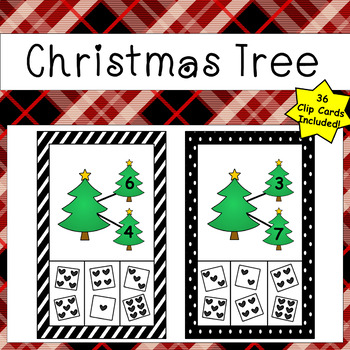 Number Bonds To 10 - Addition To 10 Clip Cards (christmas Tree Theme)