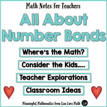 Preview of Number Bonds to 10 | Composing & Decomposing Numbers | Math Notes | FREE