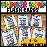 Number Bonds to 10 Flash Cards | Number Bonds 1st Grade Ma