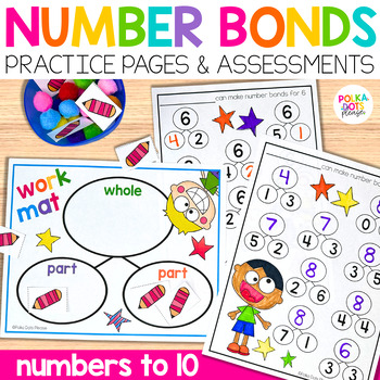 Preview of Number Bonds to 10 | Number Sense Worksheets