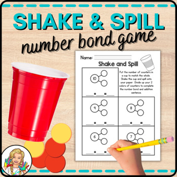 Preview of Number Bonds to 10:  Shake and Spill Game