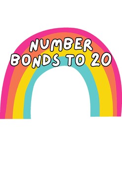 Preview of Number Bonds to 20 Rainbow Display