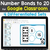 Number Bonds to 20 for Google Classroom, Google Slides Dis