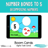 Number Bonds to 5 BOOM CARDS