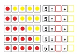 Number Bonds to 5 with counters