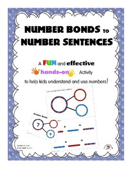 Preview of Number Bonds to Number Sentences: A FREE Activity To Help Make the Transition