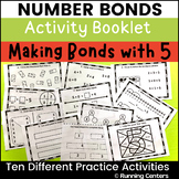 Number Bonds with 5 - Math Workbook - Composing Decomposin