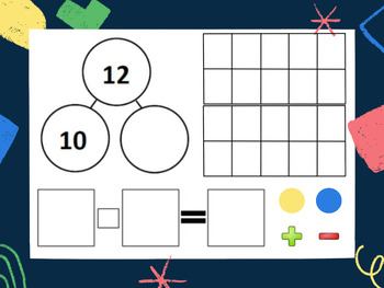 Preview of Number Bonds within 20: Building and Comparing Numbers Interactive Google Slides