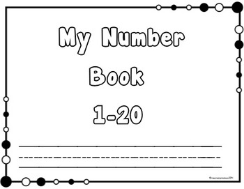 number book 1 10 and 1 20 by maureen prezioso teachers pay teachers