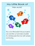 Number Book activity Fish /ocean