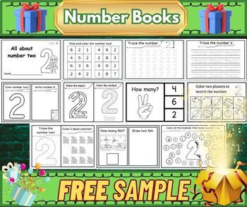 Preview of Number Books Free