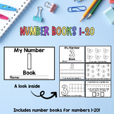 Number Books Numbers 1-20 Kindergarten