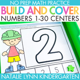Number Build and Cover No Prep Math Center Mats Numbers to