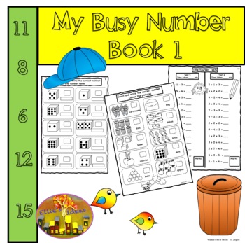 Preview of Number Busy Book 1 and Maths Apparatus Boards - Keeping Skills Sharp BUNDLE