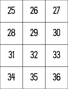 Number Cards 1-120 by Ms Ballew's Bears | TPT