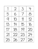 Number Cards 1-120 (Small)