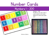 Number Cards 1 - 200