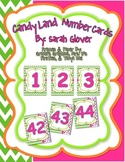 Number Cards in Candy Land Colors