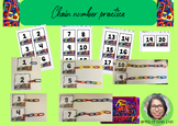 Number Cards Chains Practice