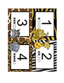 Number Cards: Safari Themed!