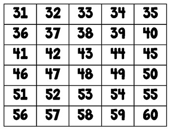 number cards 1 120 numbe by positiveteaching teachers pay teachers