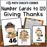 Number Cards to 120, Giving Thanks w/Activities