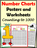 Number Charts to 1000 Posters & Worksheets