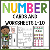 Number Sense Recognition 1-10 Writing Worksheets Kindergarten