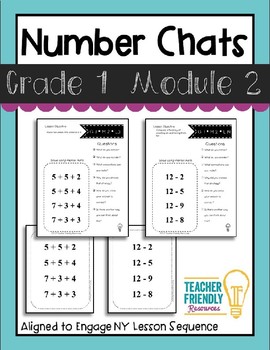 Preview of Number Chat-First Grade-Module 2-Common Core and Engage New York Aligned