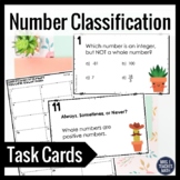 Number Classification Task Cards