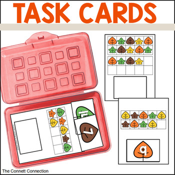 Number Clip Cards 1-20 Fall Themed by The Connett Connection | TpT