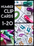 Number Clip Cards