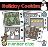 Number Clips and Number Recognition Holidays