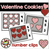 Number Clips and Number Recognition Valentine